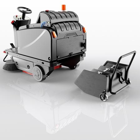 ROS1300 Sweeper Trolley Hopper