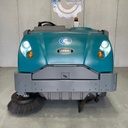 Second Hand Tennant S30 Industrial Ride-On Sweeper Front