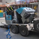 S30 Large Industrial Ride-On Sweeper Hire with Trailer