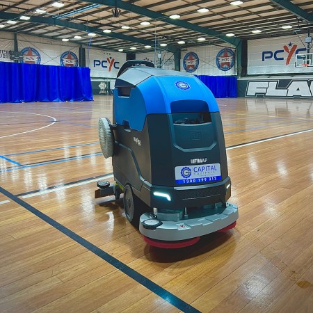 Maxima Plus 60Bt Battery Walk-Behind Scrubber Sports Court