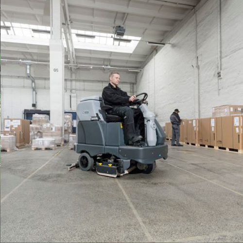 Nilfisk SC6500 Ride-On Scrubber Dryer - Cylindrical