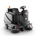 Viper ROS1300 Battery Powered Ride-On Sweeper with Dual Side Brooms