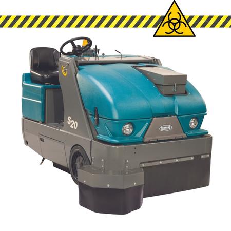 [MV-S20-0044] Tennant S20 HEPA Ride-On Sweeper (LPG)