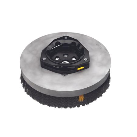 13"/330mm Dia, Side Scrub Brush - Polyproylene