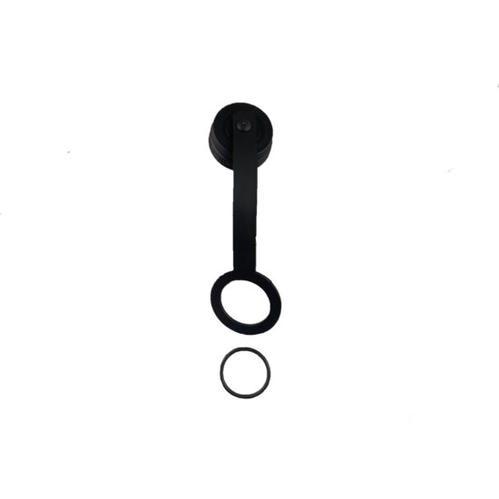 [1218955] Tennant Cap, Drain Assy [Black]
