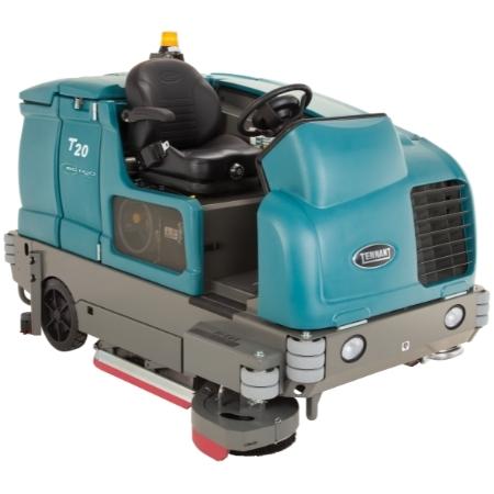 [MV-T20-0047] Tennant T20 Industrial Ride-On Cylindrical Scrubber-Sweeper (Diesel, Conventional)