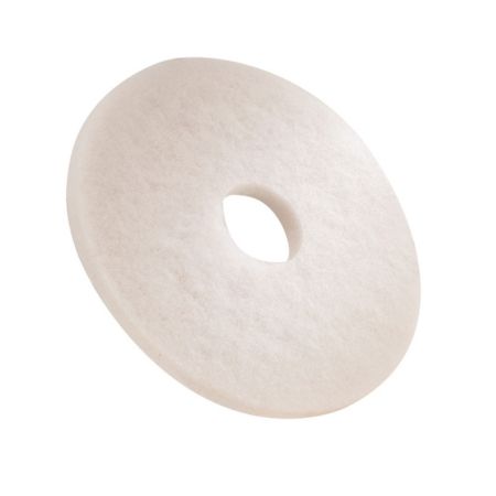 14&quot; White Polishing Pad