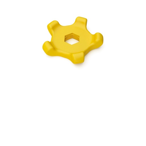 [1055516] Polypropylene Star Knob Assembly - 3.207 x 0.701 in