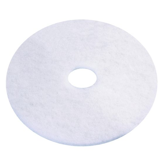 14&quot; White Scrubbing Pad