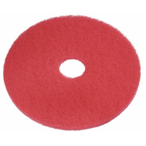[PE17R] 430mm Red Cleaning Pad (17&quot;)