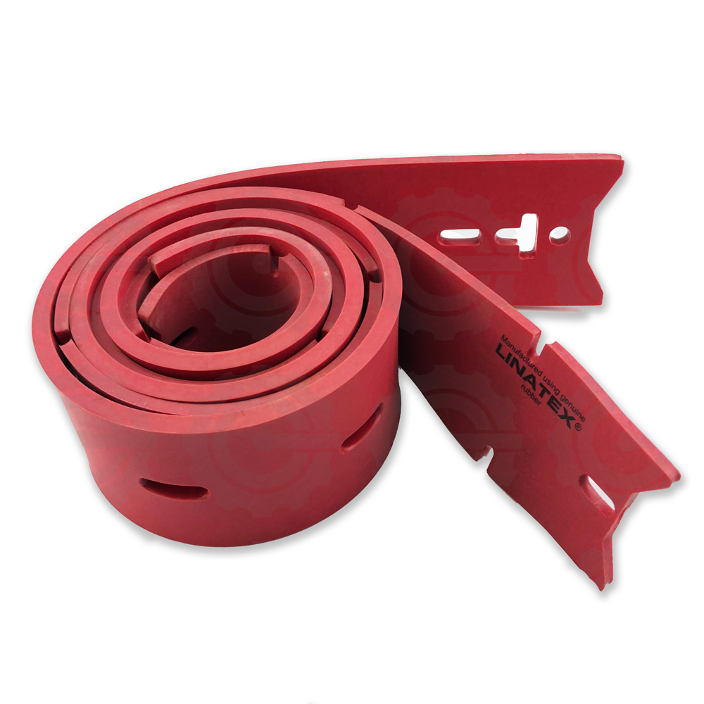 Squeegee Blade Kit - Linatex Red