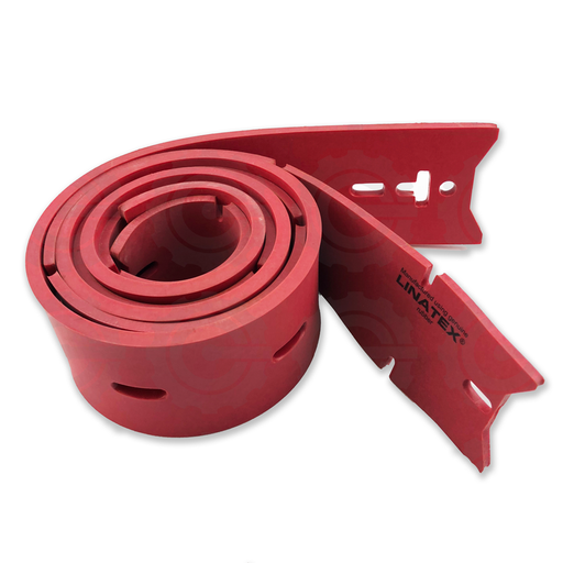 [56112331] Squeegee blade kit- Linatex Red