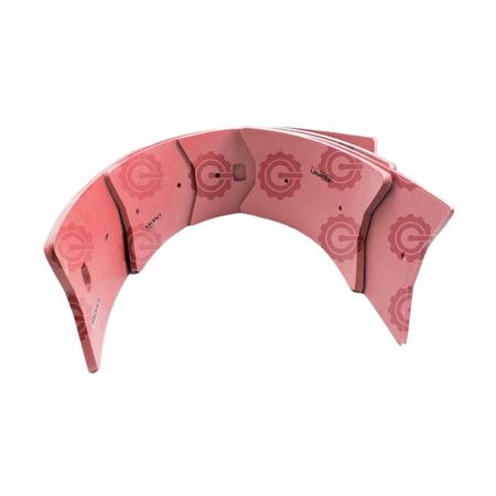 Side Skirt Blade Kit - Linatex Red