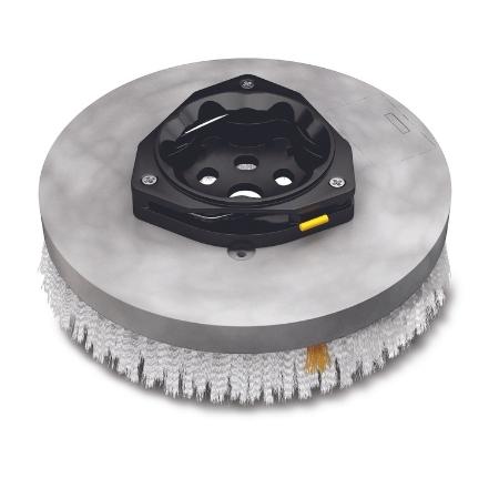 16"/406mm Dia, Scrub Brush, Disk - Nylon
