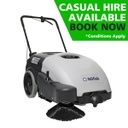 Nilfisk SW750 Small Battery Walk-Behind Sweeper Hire