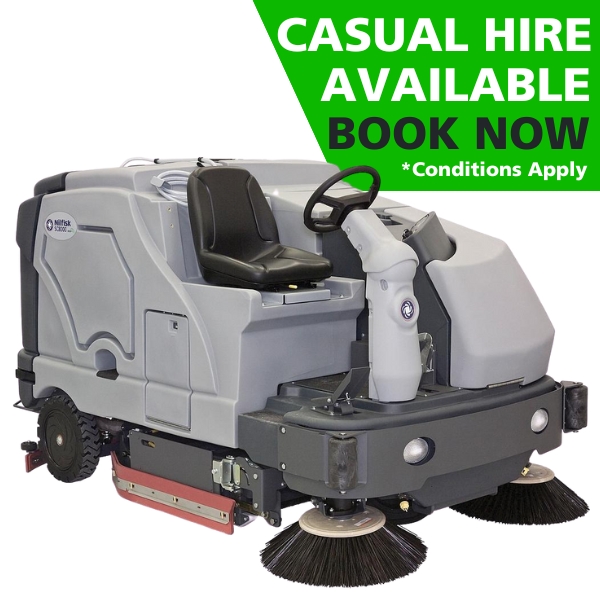 Hire of Nilfisk SC8000 Industrial Scrubber-Sweeper
