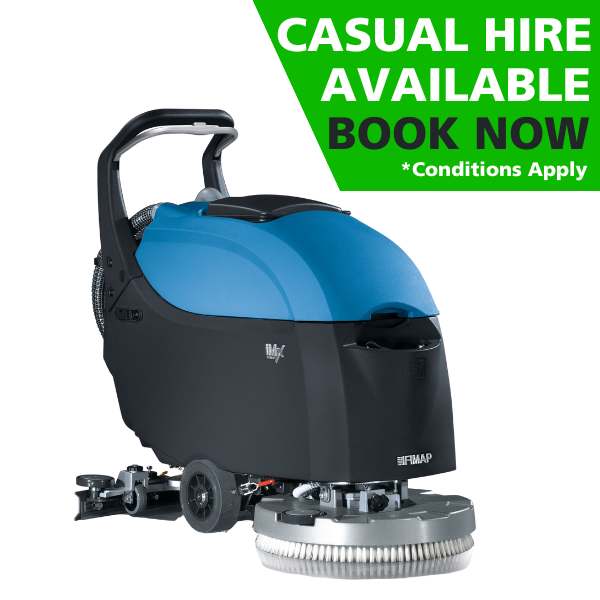 Fimap iMx50B Medium Battery Walk-Behind Scrubber Hire