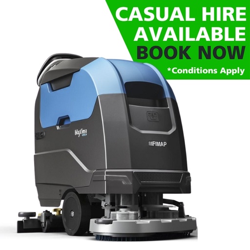 [RNT.108445] Fimap Maxima Medium Battery Walk-Behind Scrubber Hire