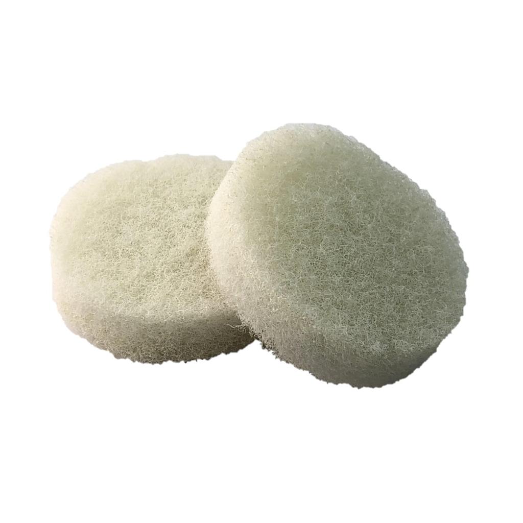 4&quot; White Pads (10pcs) - i-scrub 21B