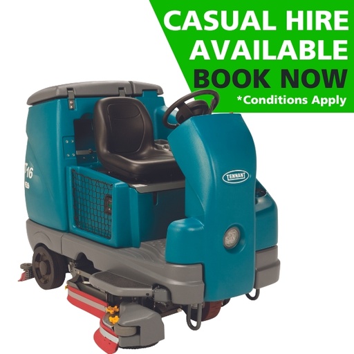 [RNT.MV-T16-0036] Hire Tennant T16 Battery Ride-On Industrial Scrubber Dryer