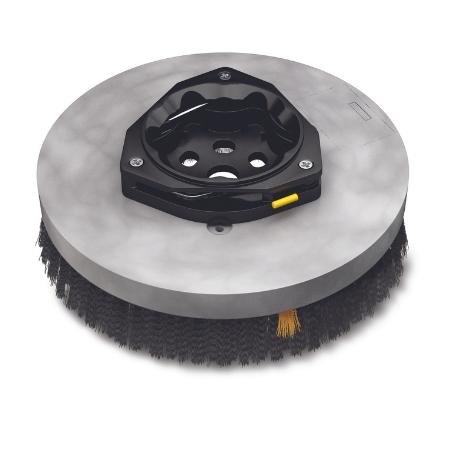 Tennant 16&quot; Scrub Brush, Disc - HD Polypropylene