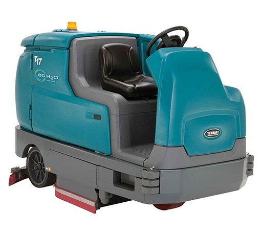 [MV-T17-0023] Tennant T17 Battery Powered Ride-On Scrubber Dryer (Cylindrical)